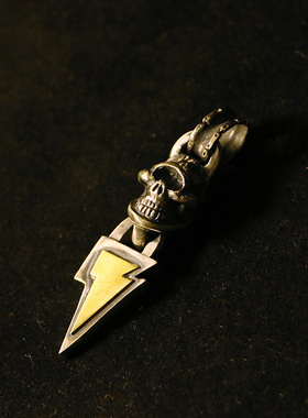 全新升级一休sl925独眼骷髅吊坠