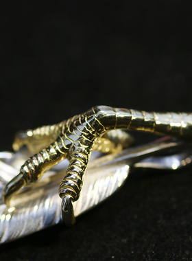 高桥吾郎一休手工制作纯银鹰爪