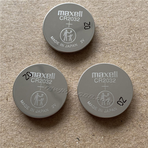 Maxell/万胜 CR2032纽扣电池路虎捷豹铃木原配电子3V高容量240MAH - 图0