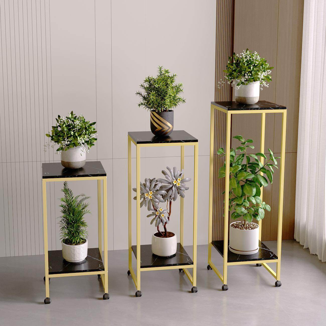 轻奢花架子万向轮客厅多层落地式简约阳台室内绿萝铁置物架花盆架,淘宝优惠券,粉丝福利购,淘宝优惠卷