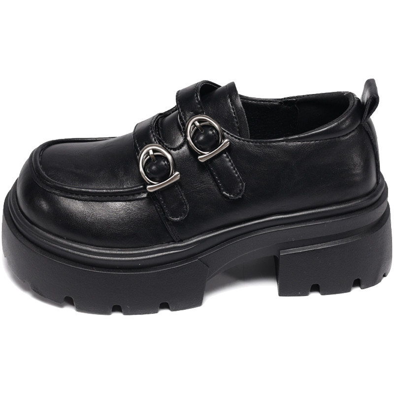 厚底时尚小皮鞋女2026年春季新款配裙子气质乐福鞋小个子百搭单鞋,淘宝优惠券,粉丝福利购,淘宝优惠卷