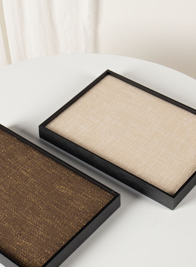 高级感样板间玄关钥匙珠宝托盘