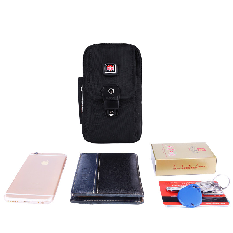 Mobile phone bag men's belt waist bag vertical style men's sports