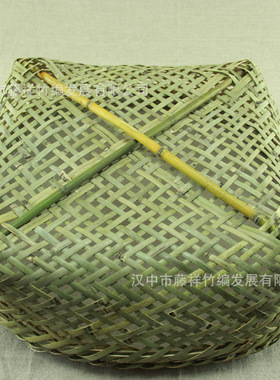 竹制品竹编簸箕有孔竹筛子大漏筛家用农家干货晾晒竹篮大号竹匾