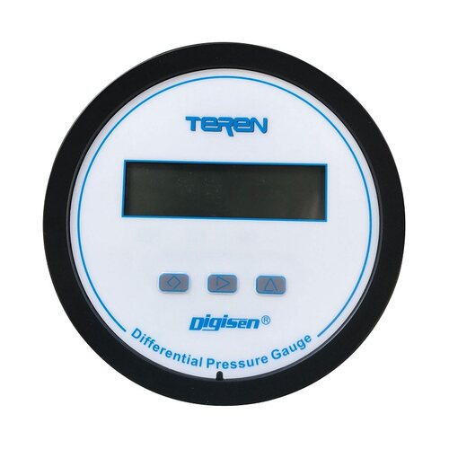 TEREN天润 D2P2000 0-125pa 24V供电数显差压表 数字显示压差计 - 图3