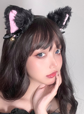 小野猫性感铃铛直播兔子项圈发夹