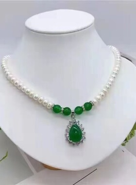 气质珍珠套链项链1410