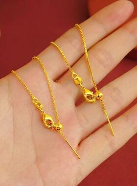 金色简约可调节锁骨链