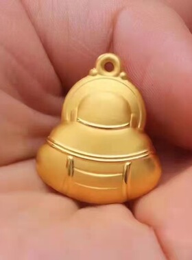 新款大肚佛金吊坠男款