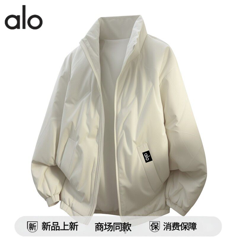 官方奥特莱斯】alo潮牌 冬季大码美式宽松男立领面包服羽绒服外套,淘宝优惠券,粉丝福利购,淘宝优惠卷