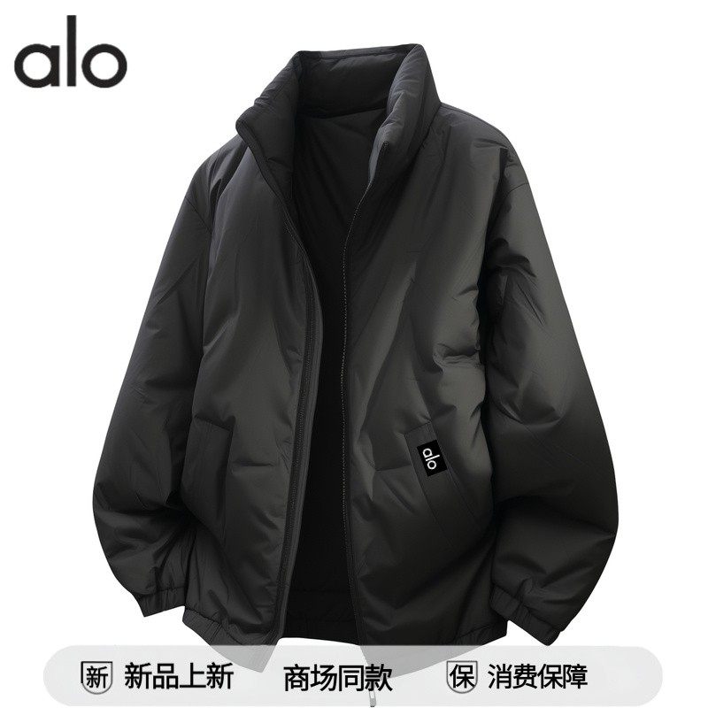 官方奥特莱斯】alo潮牌 冬季大码美式宽松男立领面包服羽绒服外套,淘宝优惠券,粉丝福利购,淘宝优惠卷