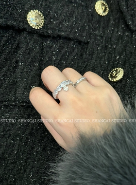 可拆分两戴戒指叠戴单戴两用