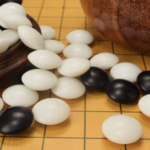 超厚精品云子围棋子天然石玉石围棋云子正品亮光/哑光 云南围棋厂 - 图2