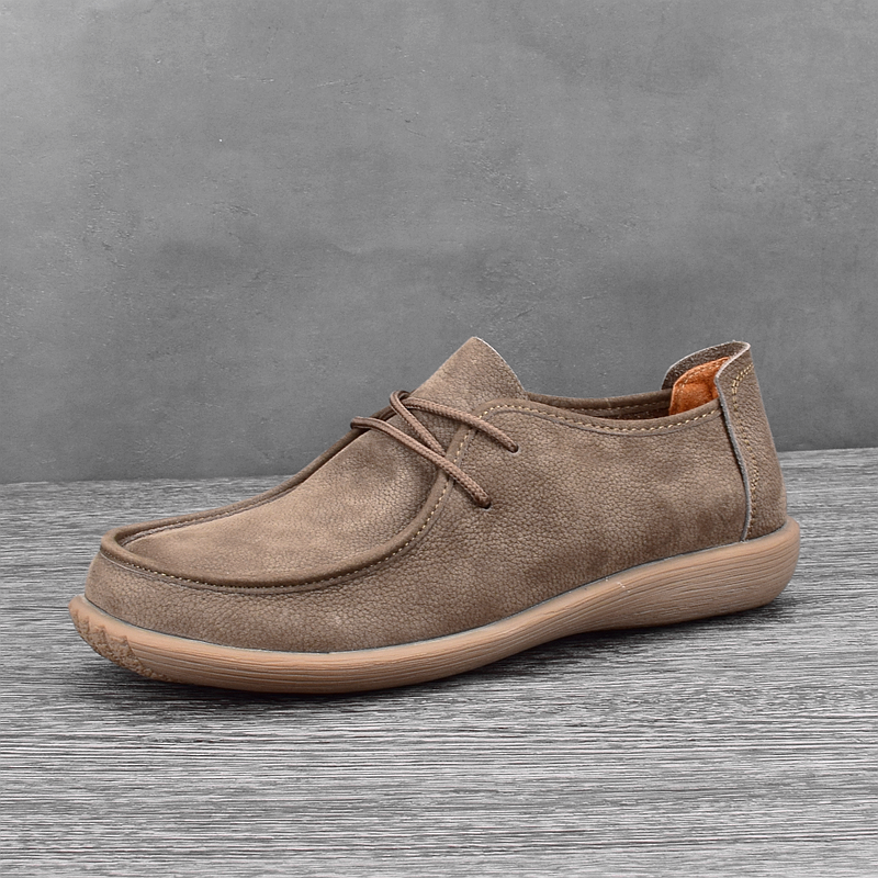 豆豆鞋男士2025英伦新款男鞋真皮休闲鞋透气软底复古百搭手工皮鞋,淘宝优惠券,粉丝福利购,淘宝优惠卷