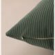 Corduroy solid color pillowcase does not contain core and is removable and washable