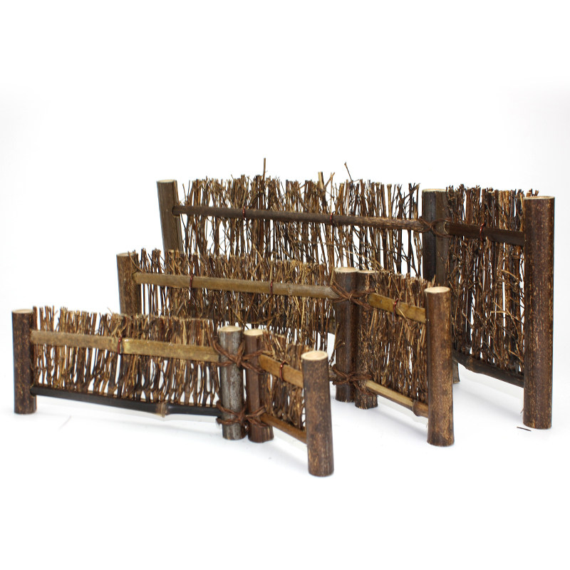 紫竹制小篱笆日式料理刺身装饰拍照道具茶道摆件迷你屏风围栏复古,淘宝优惠券,粉丝福利购,淘宝优惠卷