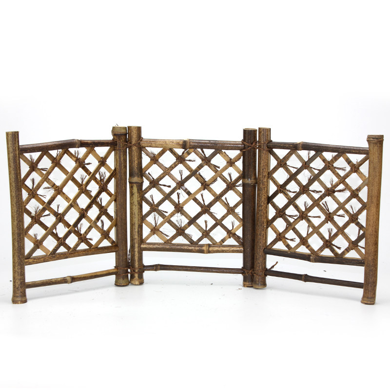 紫竹制小篱笆日式料理刺身装饰拍照道具茶道摆件迷你屏风围栏复古,淘宝优惠券,粉丝福利购,淘宝优惠卷