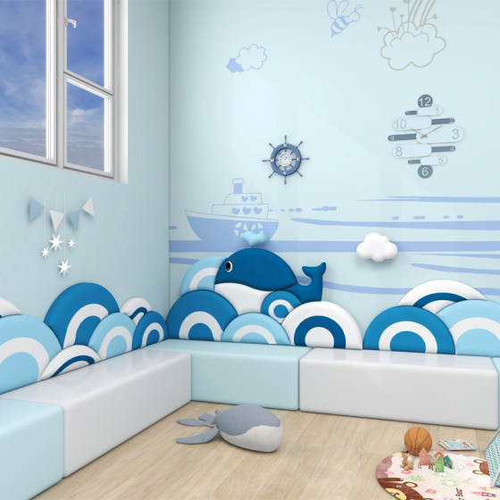 Early education kindergarten background wall soft wall stickers