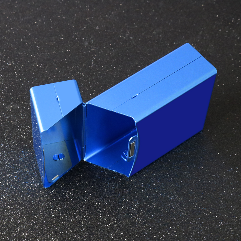 中华烟盒男便携超薄铝合金金属香烟盒子保护套创意个性高档香烟壳-图0