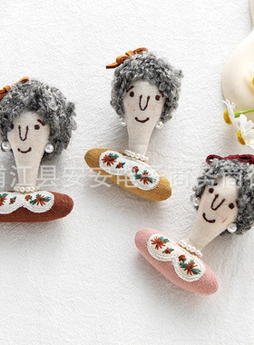 服装装饰品配件DIY胸针女孩