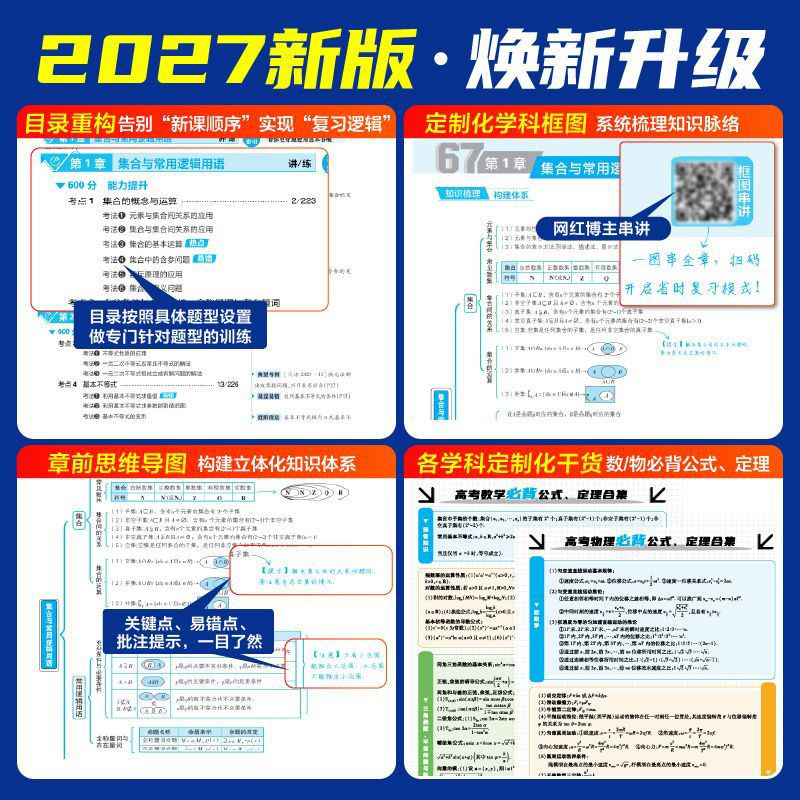 2027新版新高考600分考点700分考法数学A新高考全国版人教版语文英语物理化学生物政治历史地理67A新教材高三一二轮复习讲解试卷