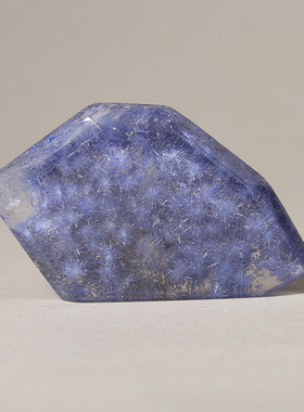 天然水晶原石随形镶嵌吊坠可定制