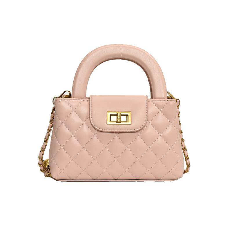 法式小众菱格链条包包女2025新款春夏时尚手提包通勤单肩斜挎小包,淘宝优惠券,粉丝福利购,淘宝优惠卷