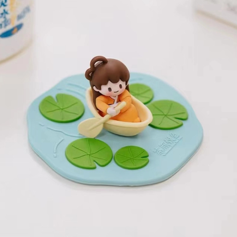 茶颜悦色硅胶杯盖远水系列通用马克杯陶瓷水杯茶杯盖子防尘食品级,淘宝优惠券,粉丝福利购,淘宝优惠卷