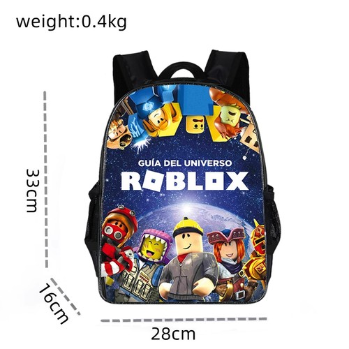 Roblox Girl 书包幼儿园小学生轻便大容量背包虚拟世界双肩包女生 - 图1