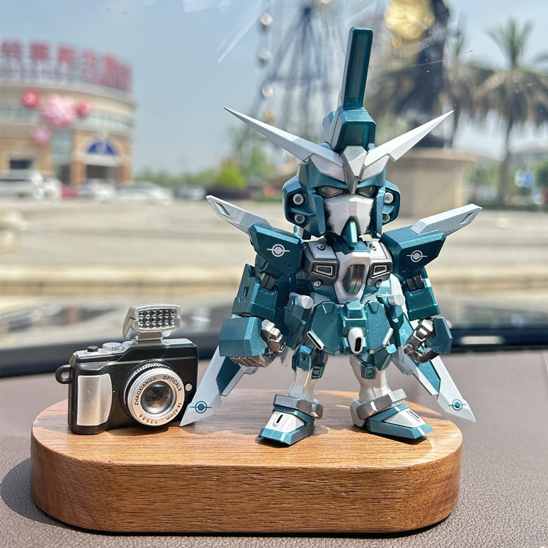 正版自由与无限正义高达盲盒手办中控台摆件车内装饰送男朋友礼物