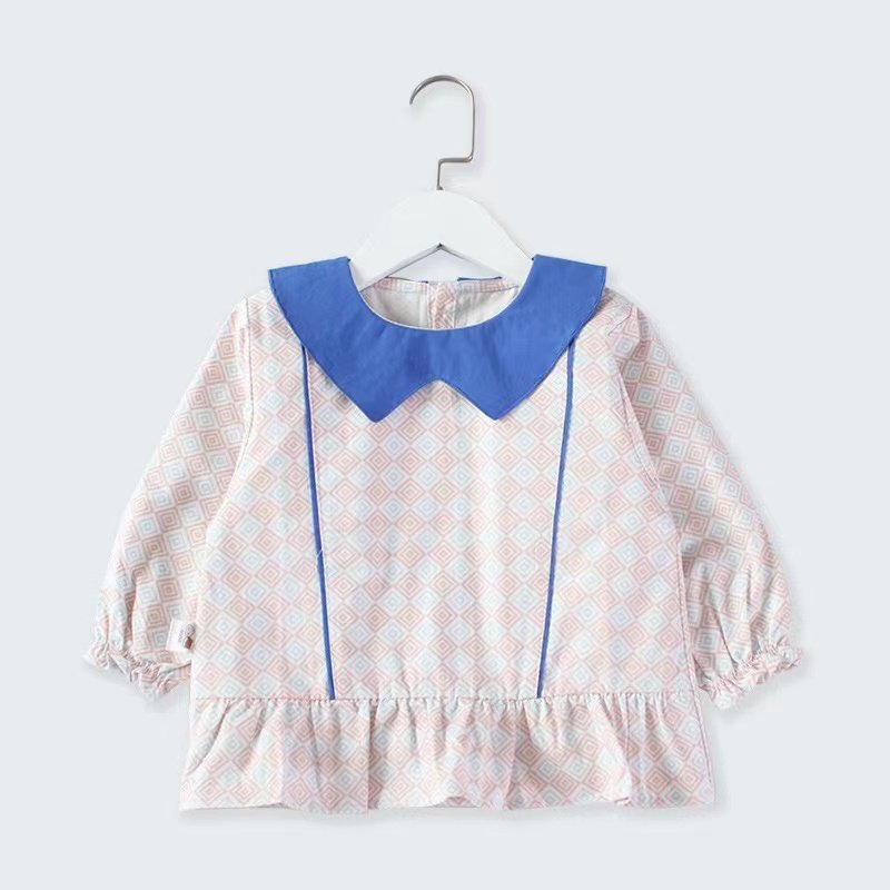 女童罩衣纯棉防水系扣款外套洋气宝宝外穿外罩兜兜护衣韩版123岁,淘宝优惠券,粉丝福利购,淘宝优惠卷