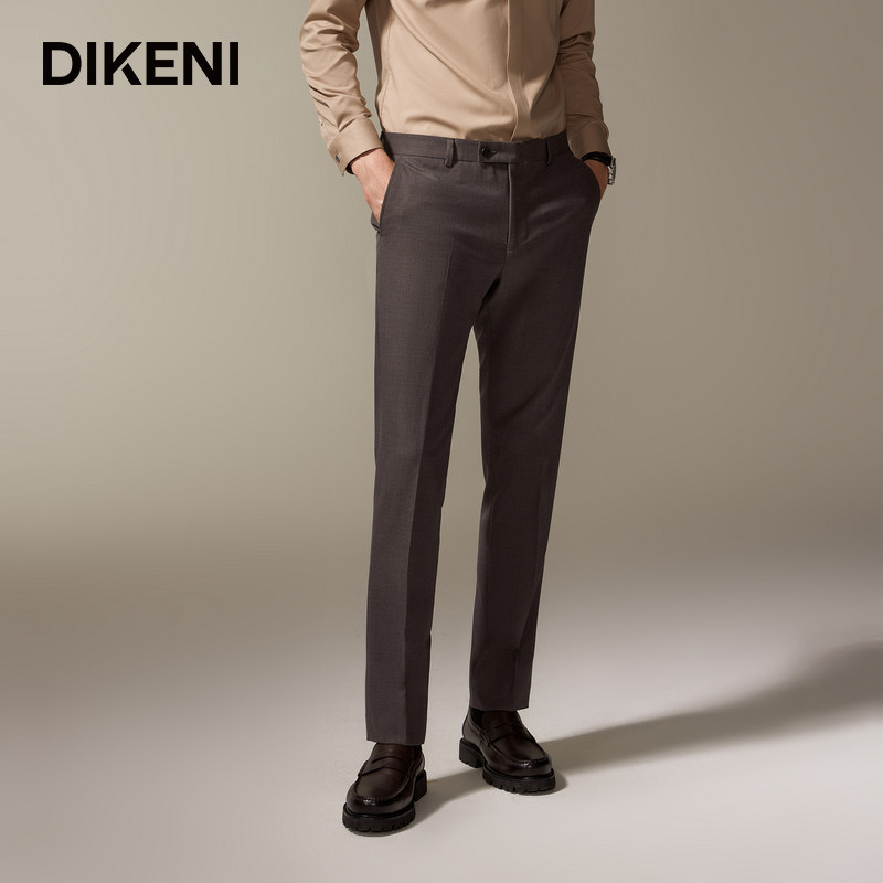 【品质羊毛】迪柯尼新款美拉德老钱风男士高级套装单西裤,淘宝优惠券,粉丝福利购,淘宝优惠卷