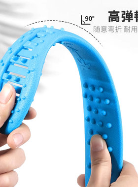 经络拍养生敲打手持式捶背硅胶