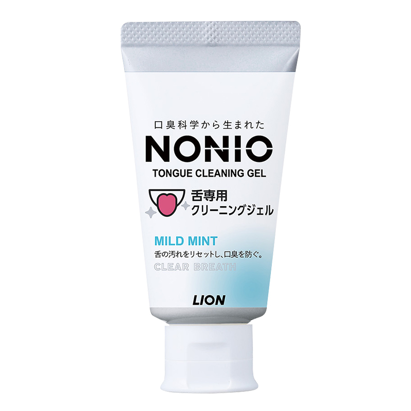 LION官方海外旗舰店LION狮王舌苔清洁啫喱除口臭厚黄清新口气薄荷清香日本进口45g0