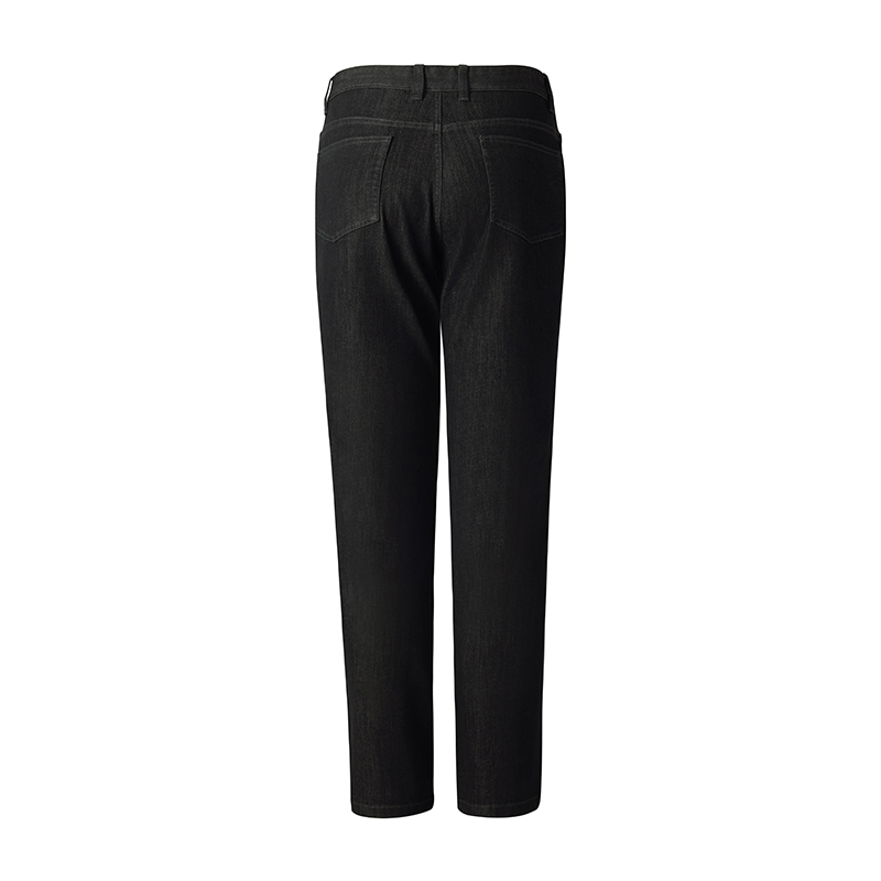 Aquascutum/雅格狮丹秋冬新品时尚男士休闲黑色牛仔裤Q5072EM011 - 图1