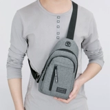 Мужская нагрудная сумка, шоппер для отдыха, сумка через плечо, сумка на одно плечо, универсальный рюкзак, спортивная поясная сумка, в корейском стиле