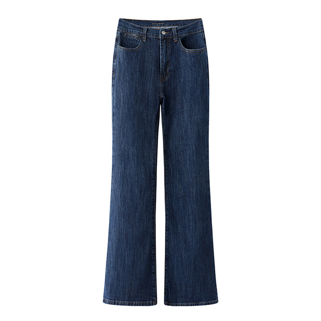 Brandy Girl jeans bootcut ແອວສູງຂອງແມ່ຍິງ bm slim ກະທັດຮັດ trousers ຝຣັ່ງ retro flared