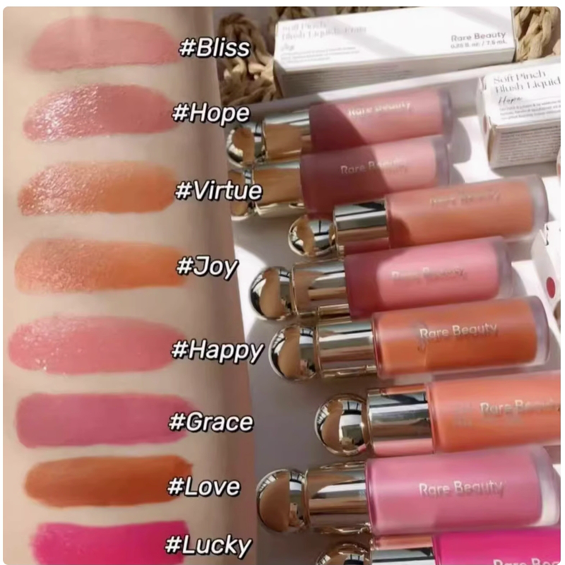 Rare Beauty赛琳娜新款液体腮红小样哑光水光腮红高光 - 图0