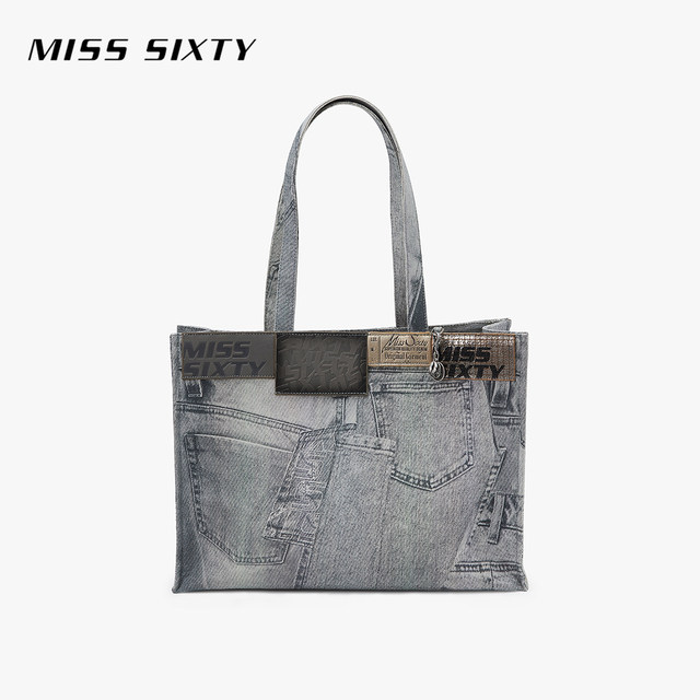 MissSixty denim ຖົງ tote ພິມ