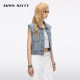MissSixty Hollow Wing Denim Vest