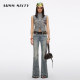 MissSixty logo denim vest