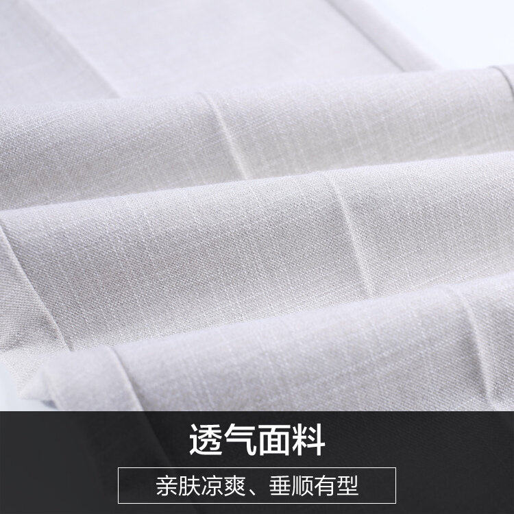 妈妈夏季高腰直筒中年女装棉九分裤 娇兰芭莉中老年女装