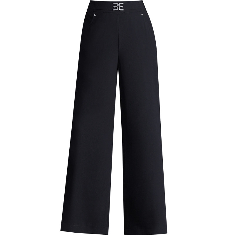 2020新款夏季薄款条纹中老年女裤 娇兰芭莉中老年女装