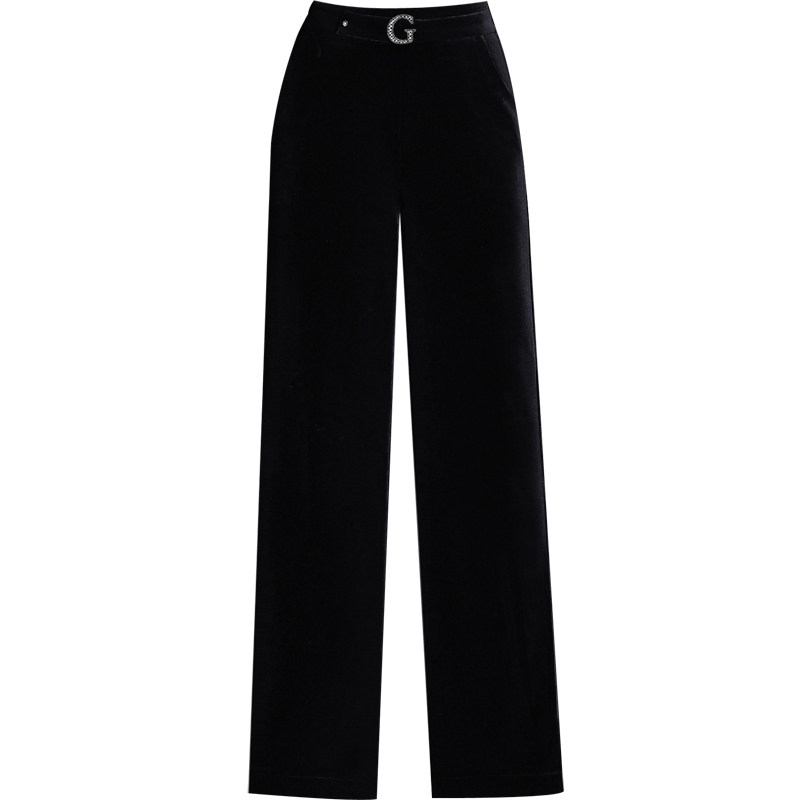 妈妈装金丝绒2020秋冬季新款阔腿裤 娇兰芭莉中老年女装