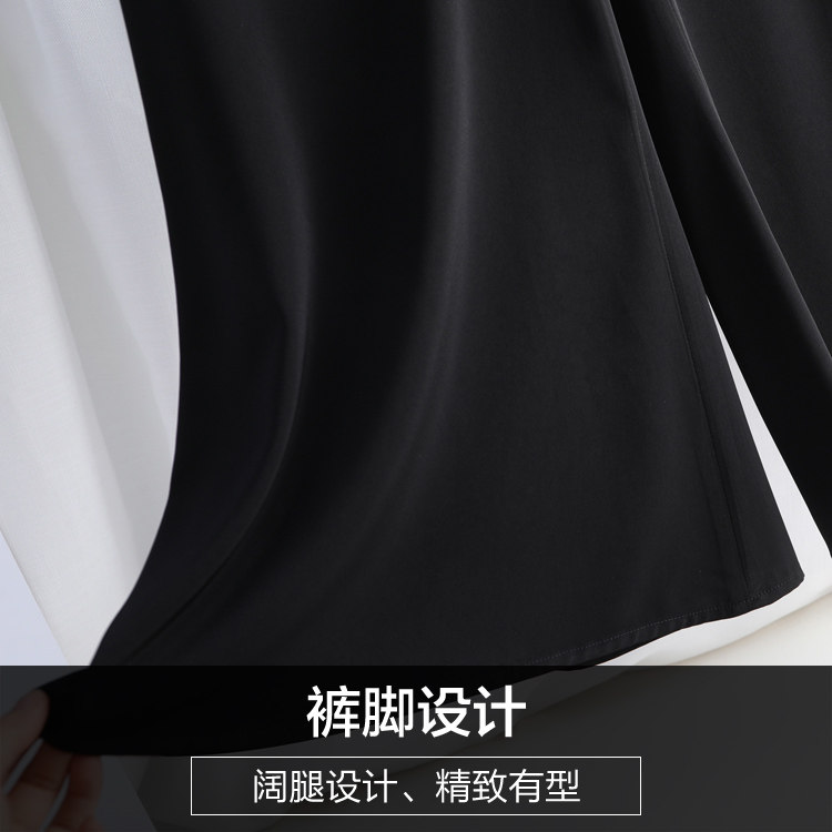 夏季妈妈阔腿裤子2020新款八分裙裤 娇兰芭莉中老年女装