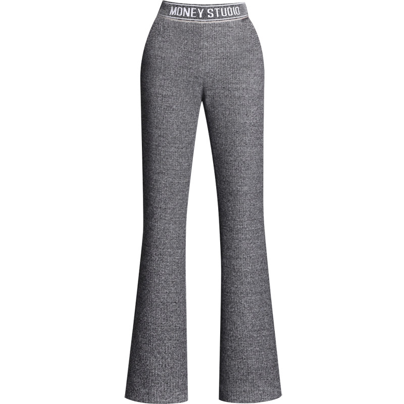 羊毛呢微中年妈妈装女裤喇叭裤子 娇兰芭莉中老年女装