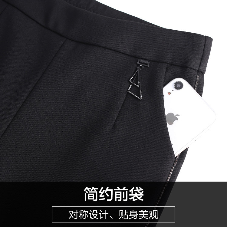 中年微喇裤春秋2020新款高腰长裤子 娇兰芭莉中老年女装