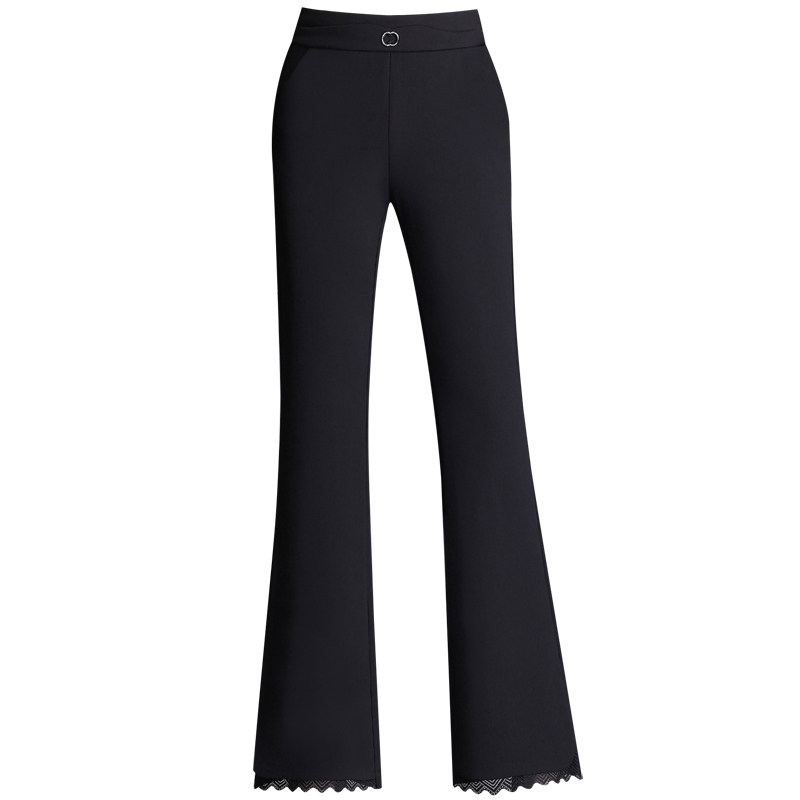 中年秋装微喇叭裤子女2020新款长裤 娇兰芭莉中老年女装