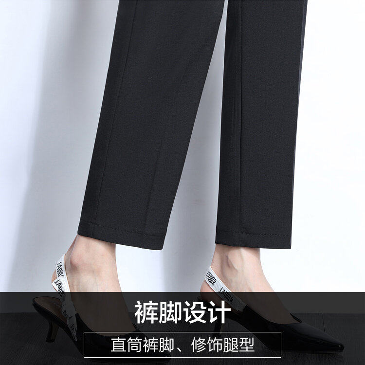 妈妈夏装裤子女2020新款夏季九分裤 娇兰芭莉中老年女装