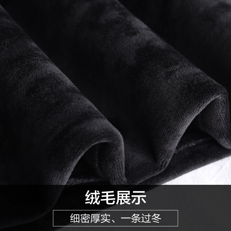 妈妈裤秋冬季加绒毛呢中老年长裤子 娇兰芭莉中老年女装